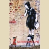 Девочка на табурете дизайн Бэнкси 10 х 15 см / Banksy Girl on Stool